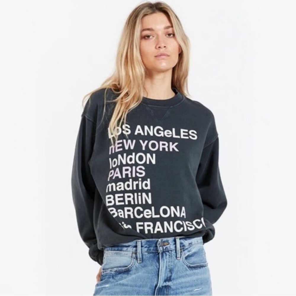 Anine Bing Sz XS City Sweatshirt